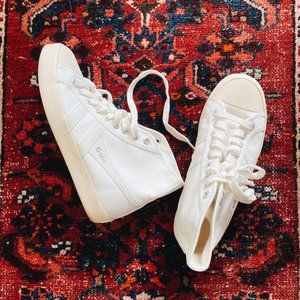 gola high top coaster sneaker, size 7 womens